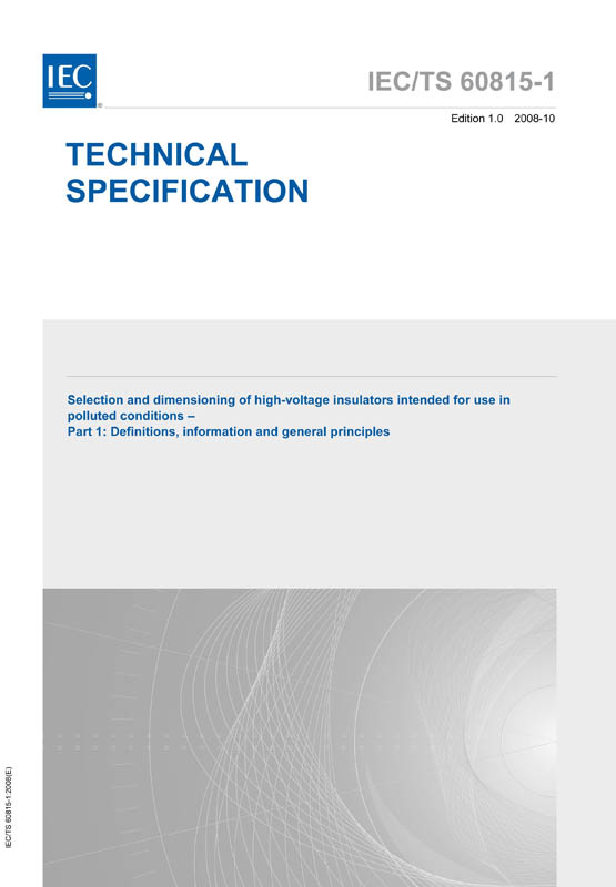 Cover IEC TS 60815-1:2008